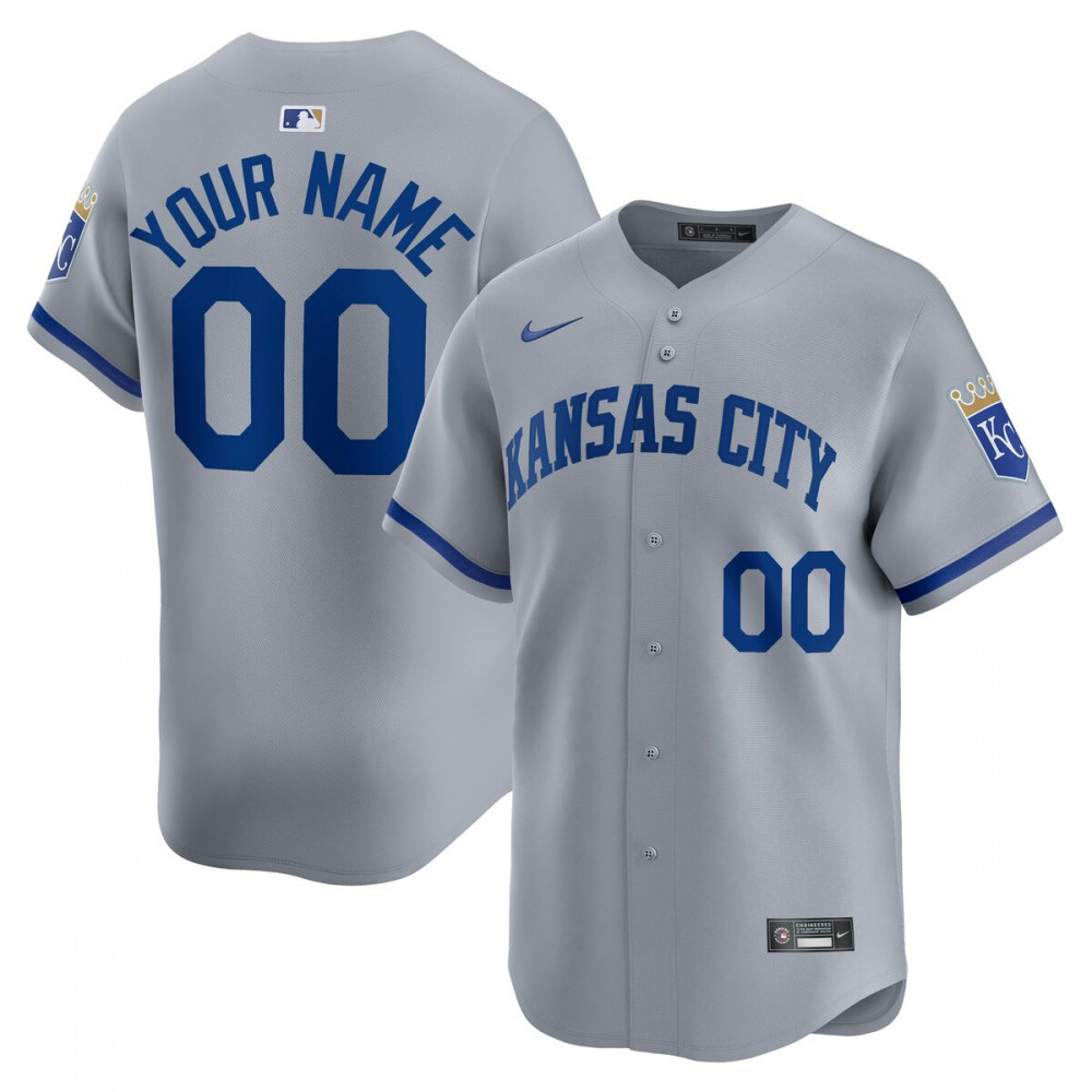 Men's Kansas City Royals Gray City Limited Jersey