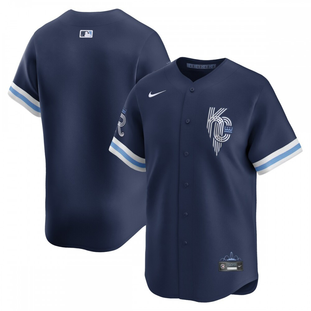 Kids' Kansas City Royals Navy City Limited Jersey