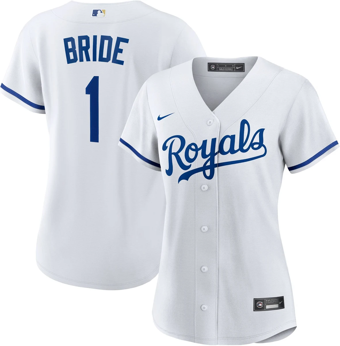 Men's Kansas City Royals White City Replica Jersey