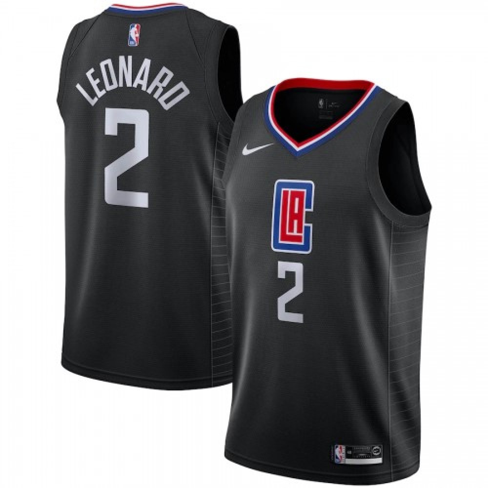 Women's LA Clippers Black Statement Swingman Jersey