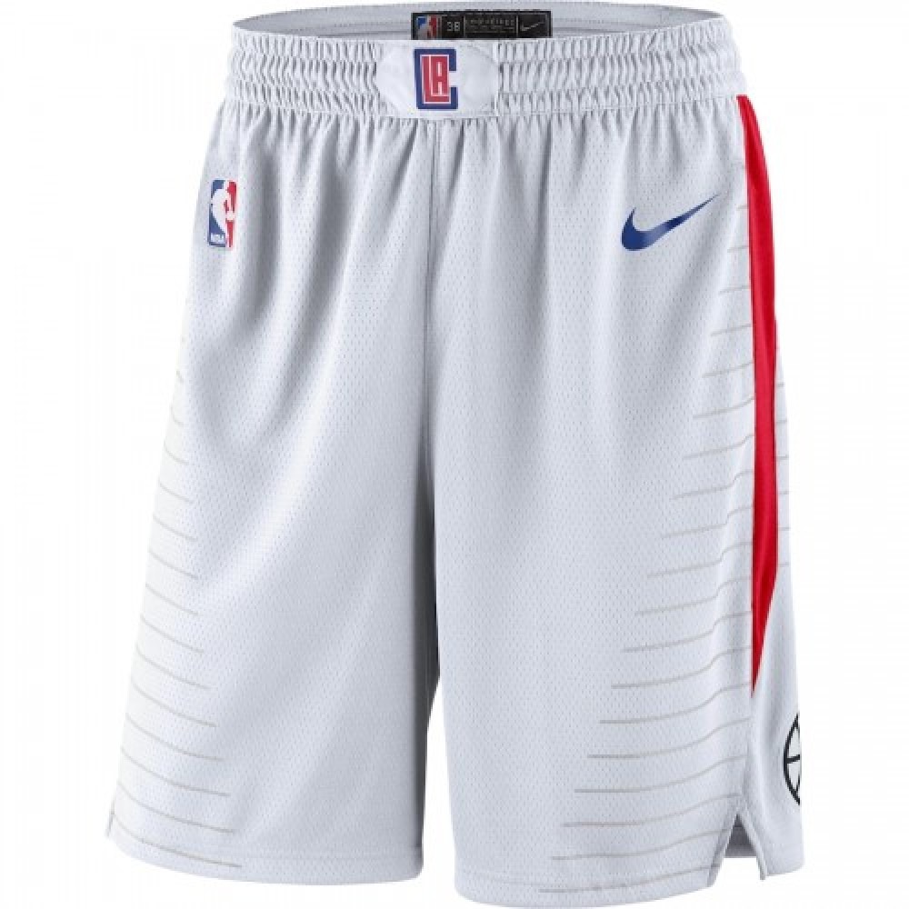 Men's LA Clippers White Swingman Shorts