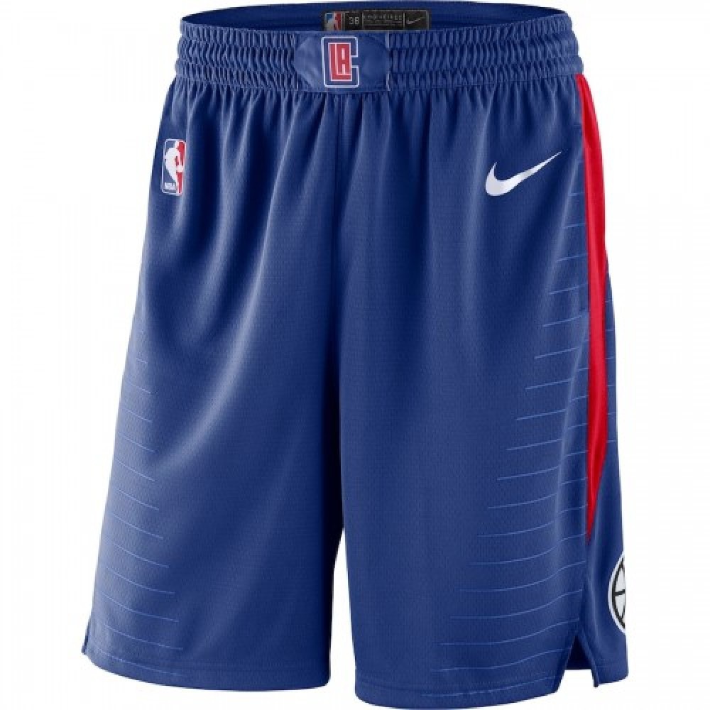 Women's LA Clippers 2019/20 Blue Icon Swingman Shorts
