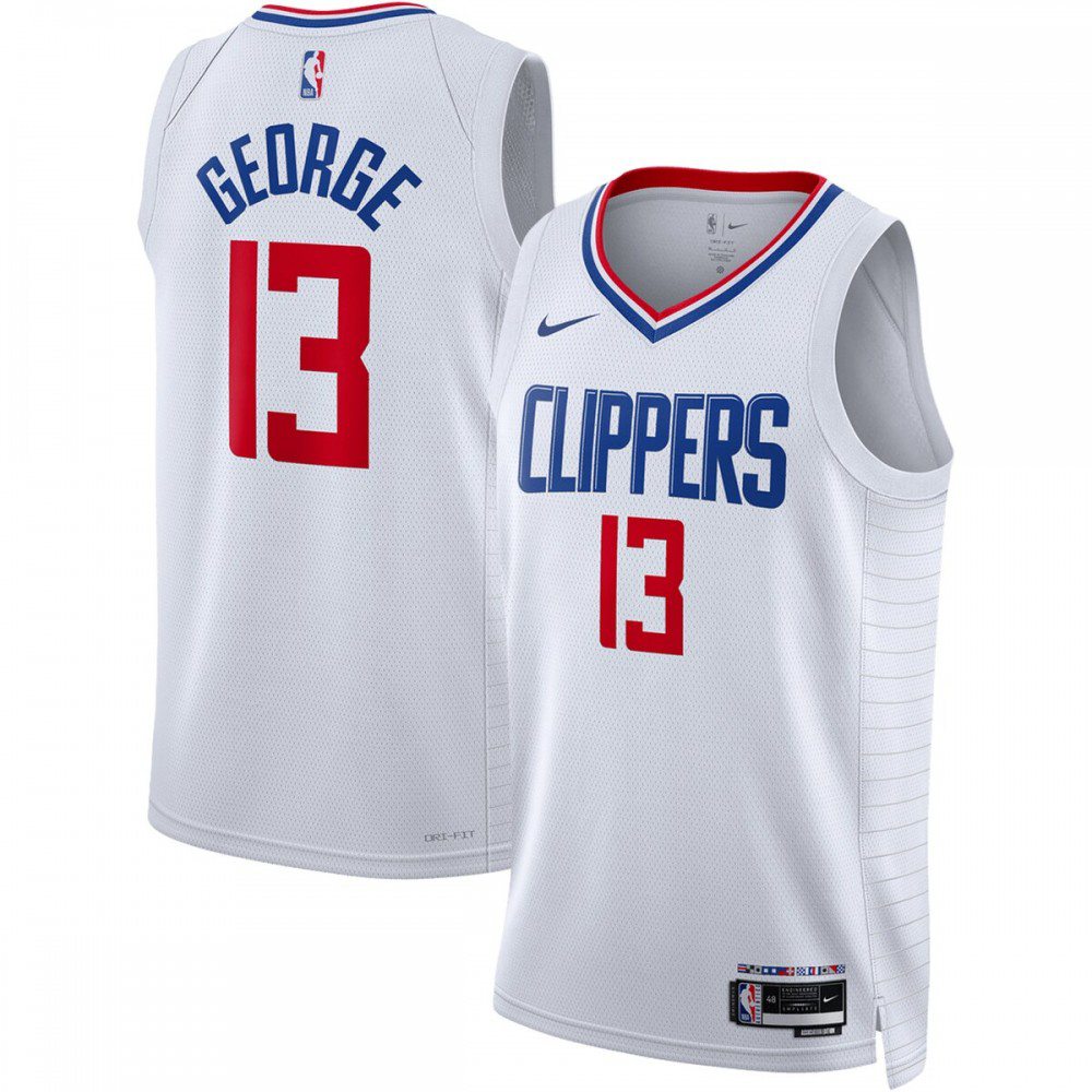 Men's LA Clippers 2022/23 White Swingman Jersey