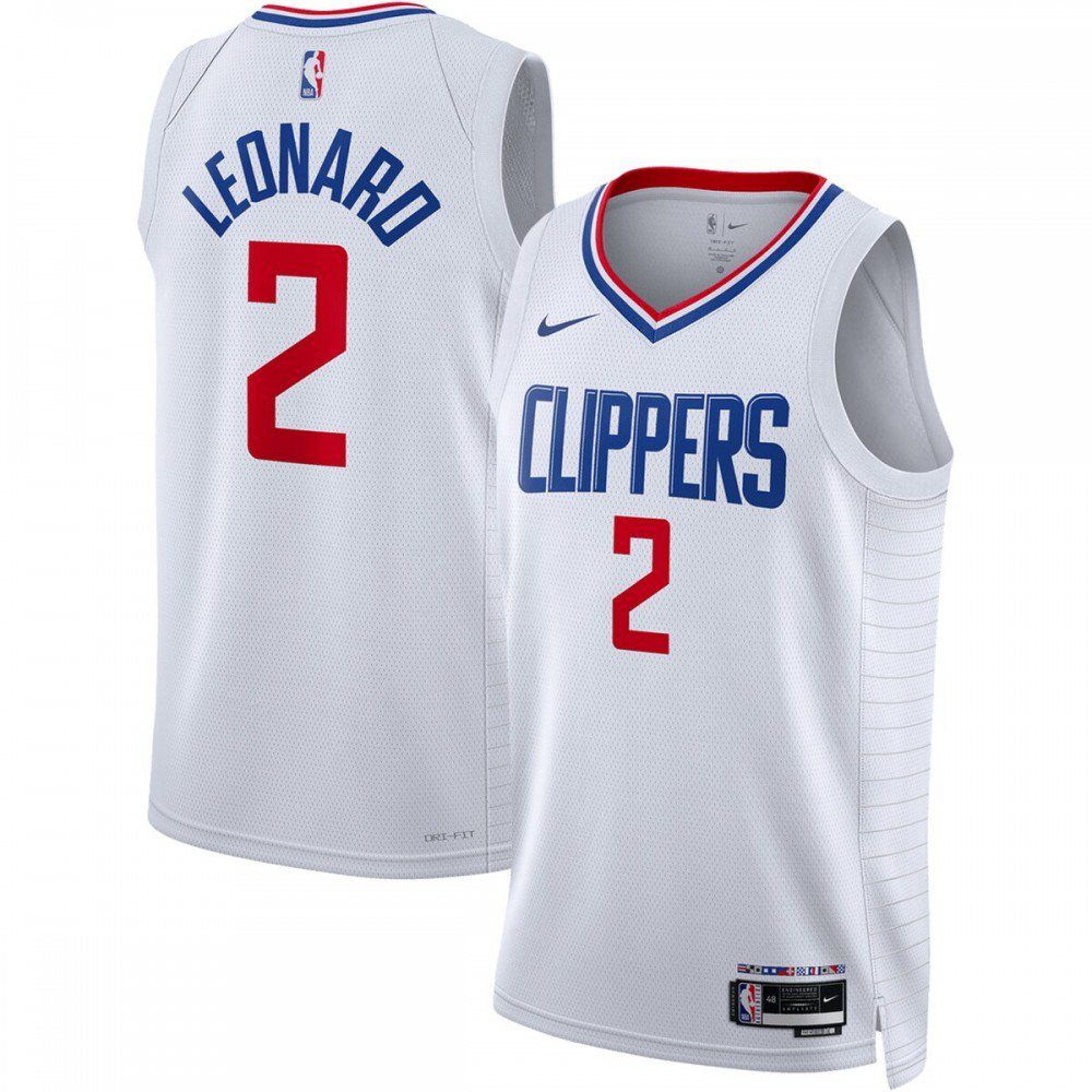 Men's LA Clippers 2022/23 White Swingman Jersey