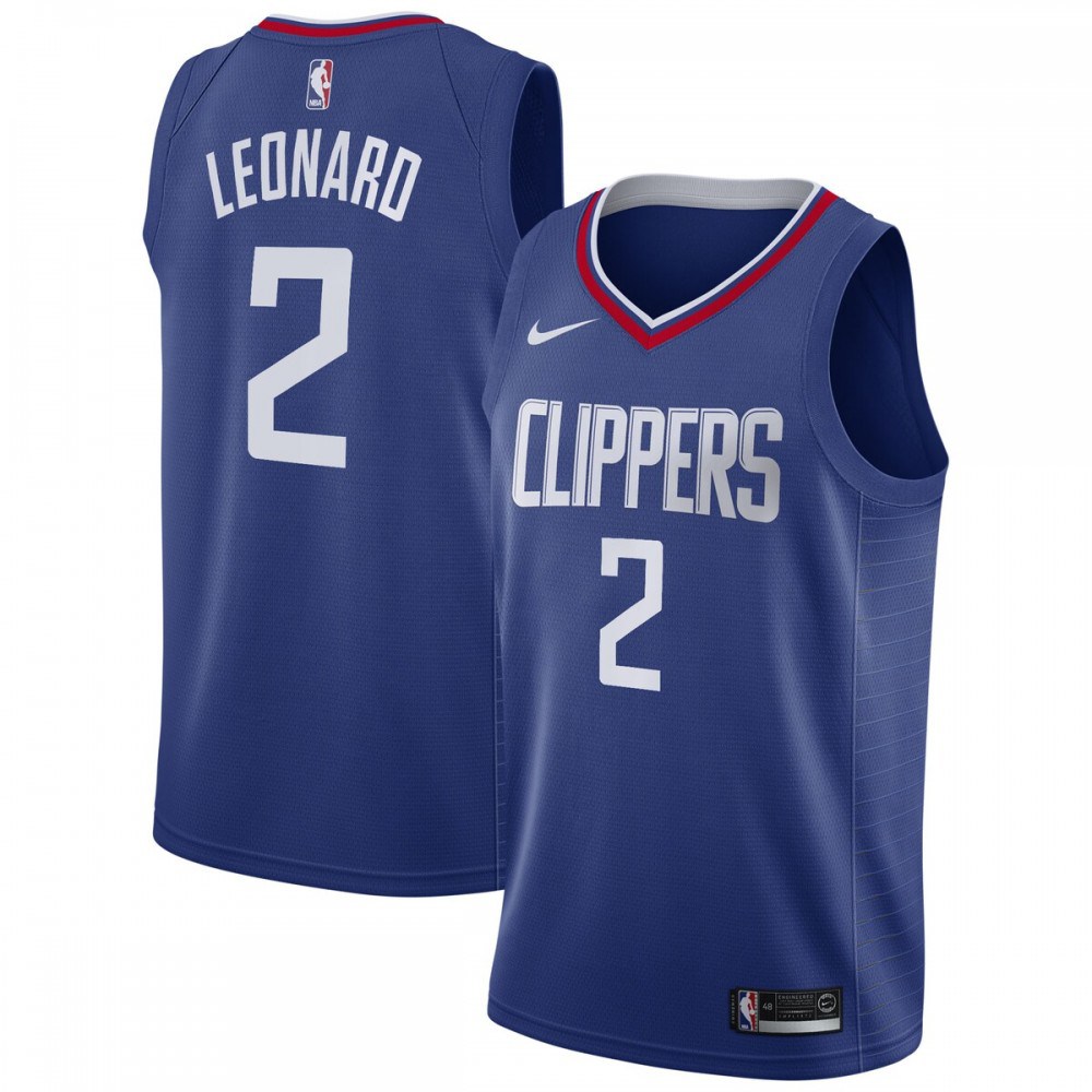 Men's LA Clippers 2019/20 Blue Icon Swingman Jersey