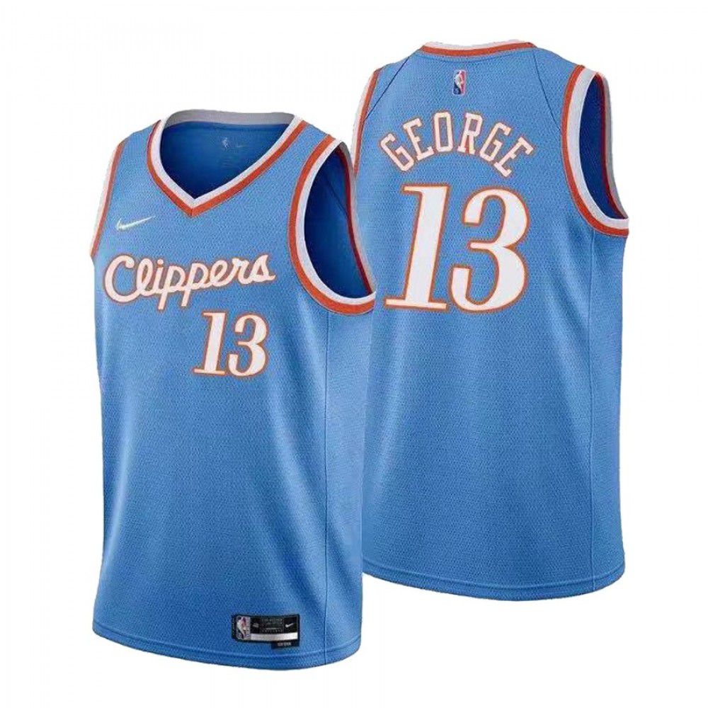 Kids' Los Angeles Clippers 2021 Blue City Swingman Jersey
