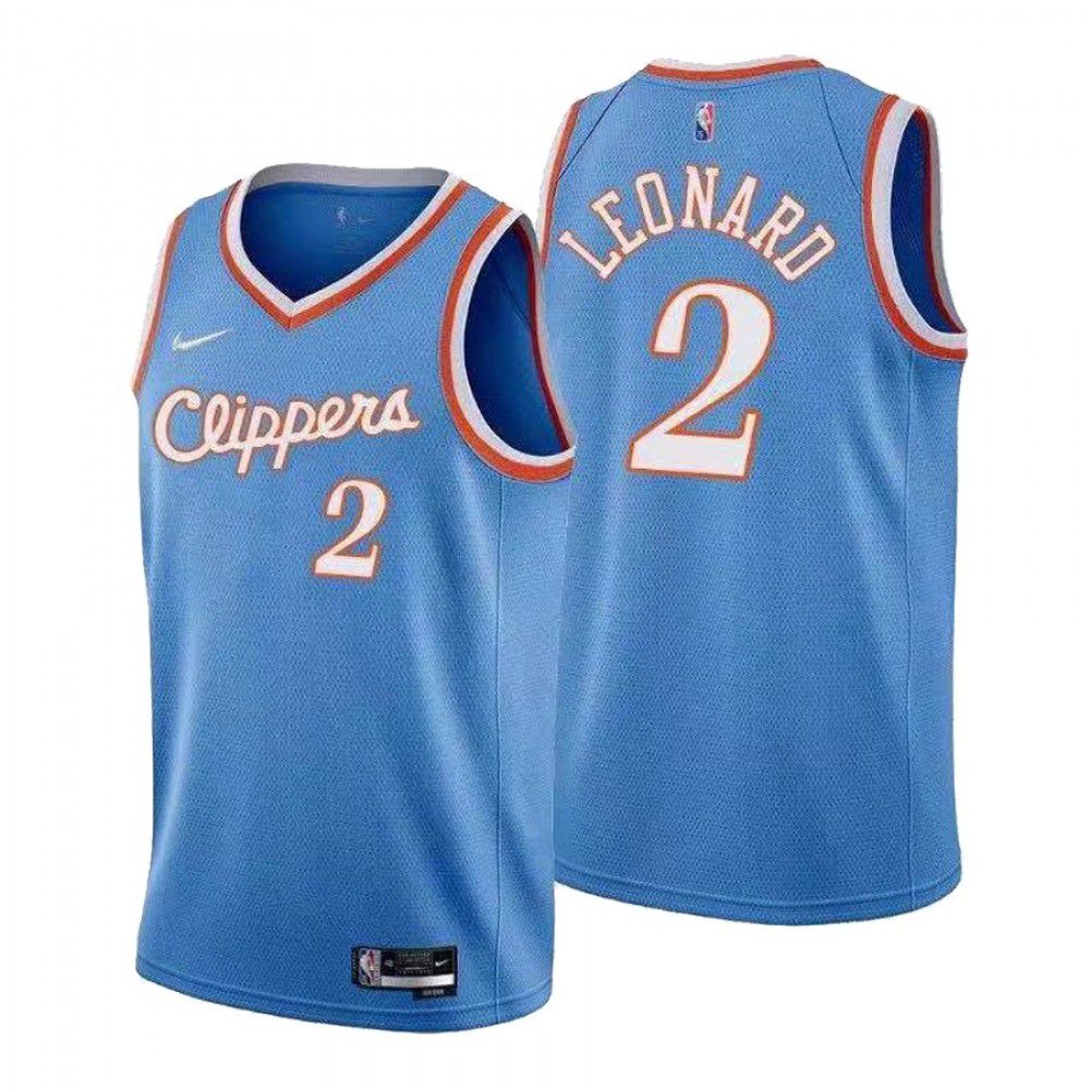 Kids' Los Angeles Clippers 2021 Blue City Swingman Jersey