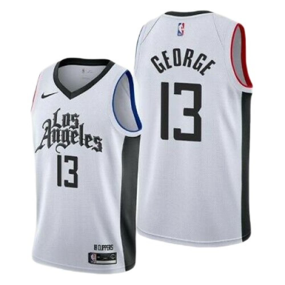 Kids' LA Clippers 2020/21 White City Player Jersey