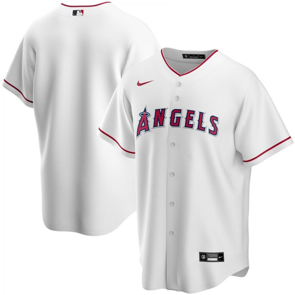 Kids' Los Angeles Angels 2020 White Home Jersey