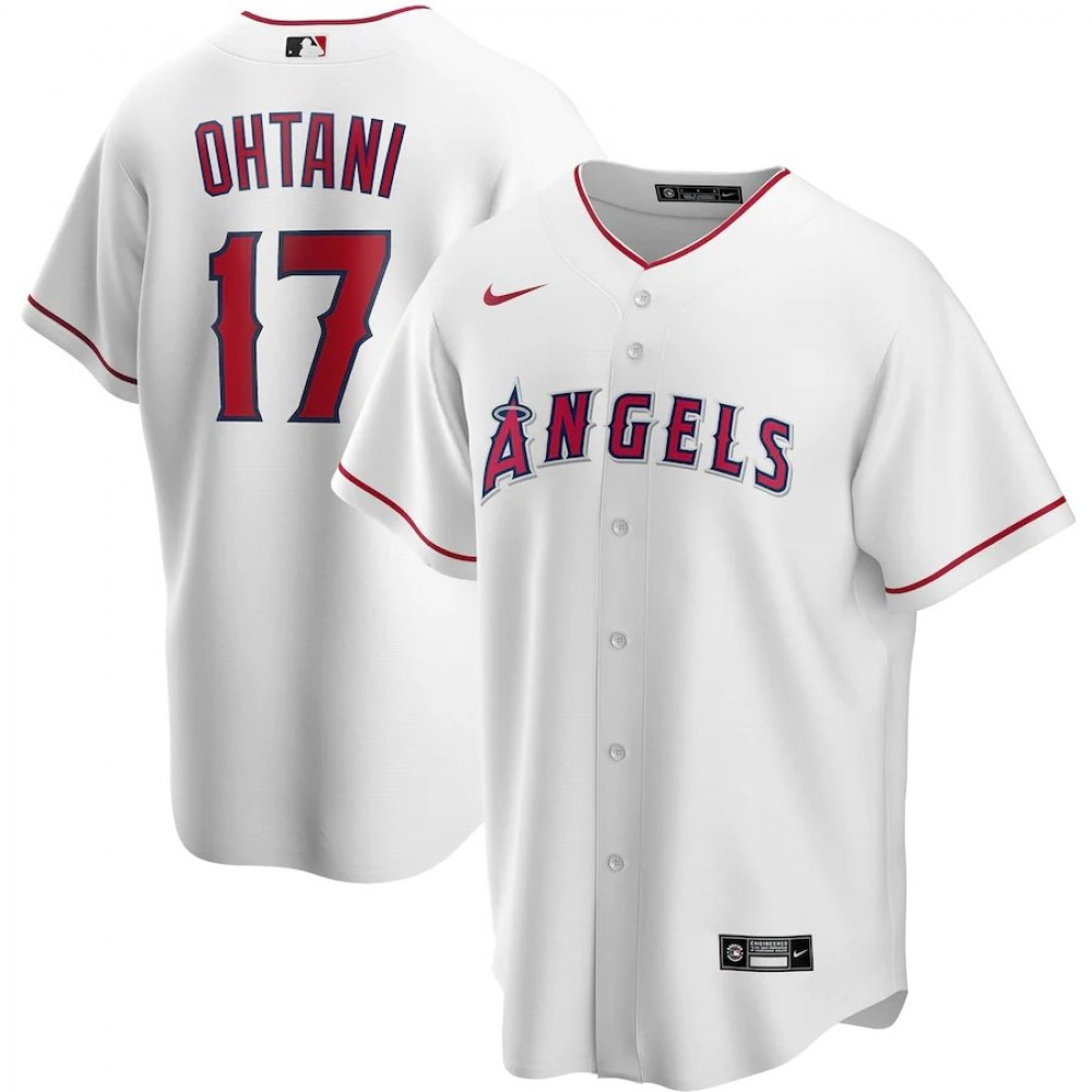 Men's Los Angeles Angels 2020 White Home Jersey