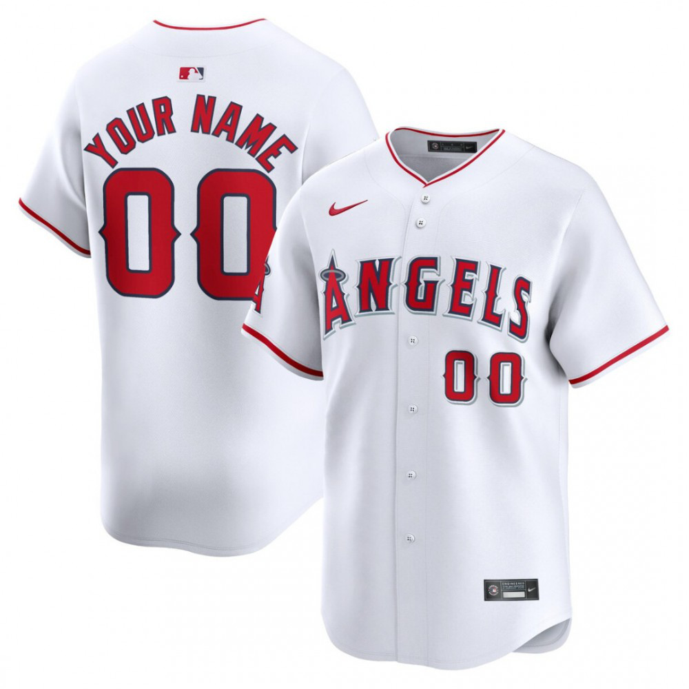 Men's Los Angeles Angels White Limited Jersey