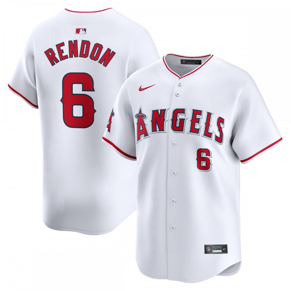 Men's Los Angeles Angels White Limited Jersey