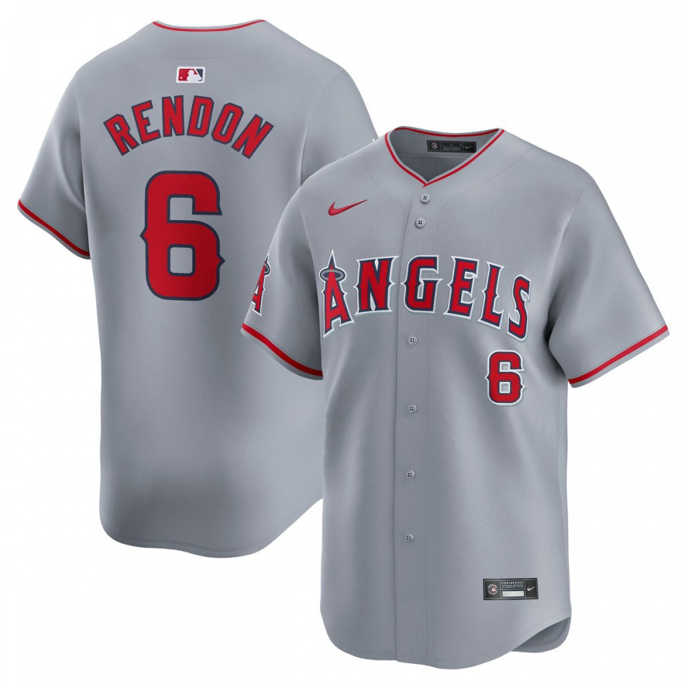 Kids' Los Angeles Angels Gray Limited Jersey