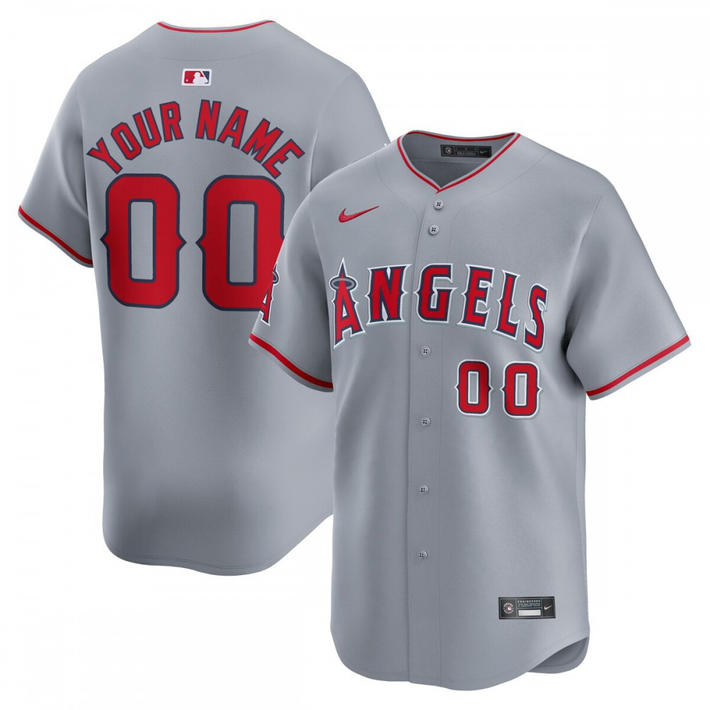 Kids' Los Angeles Angels Gray Limited Jersey