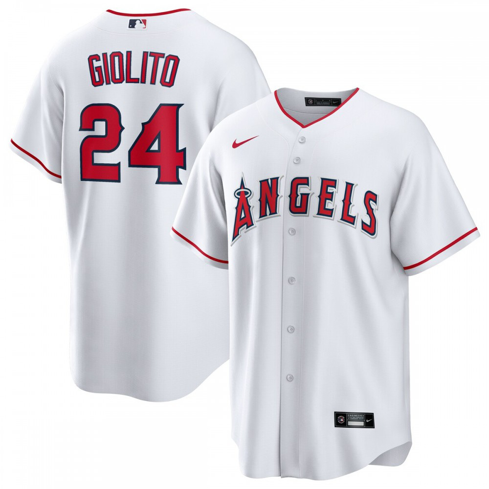 Men's Los Angeles Angels White Player Jersey