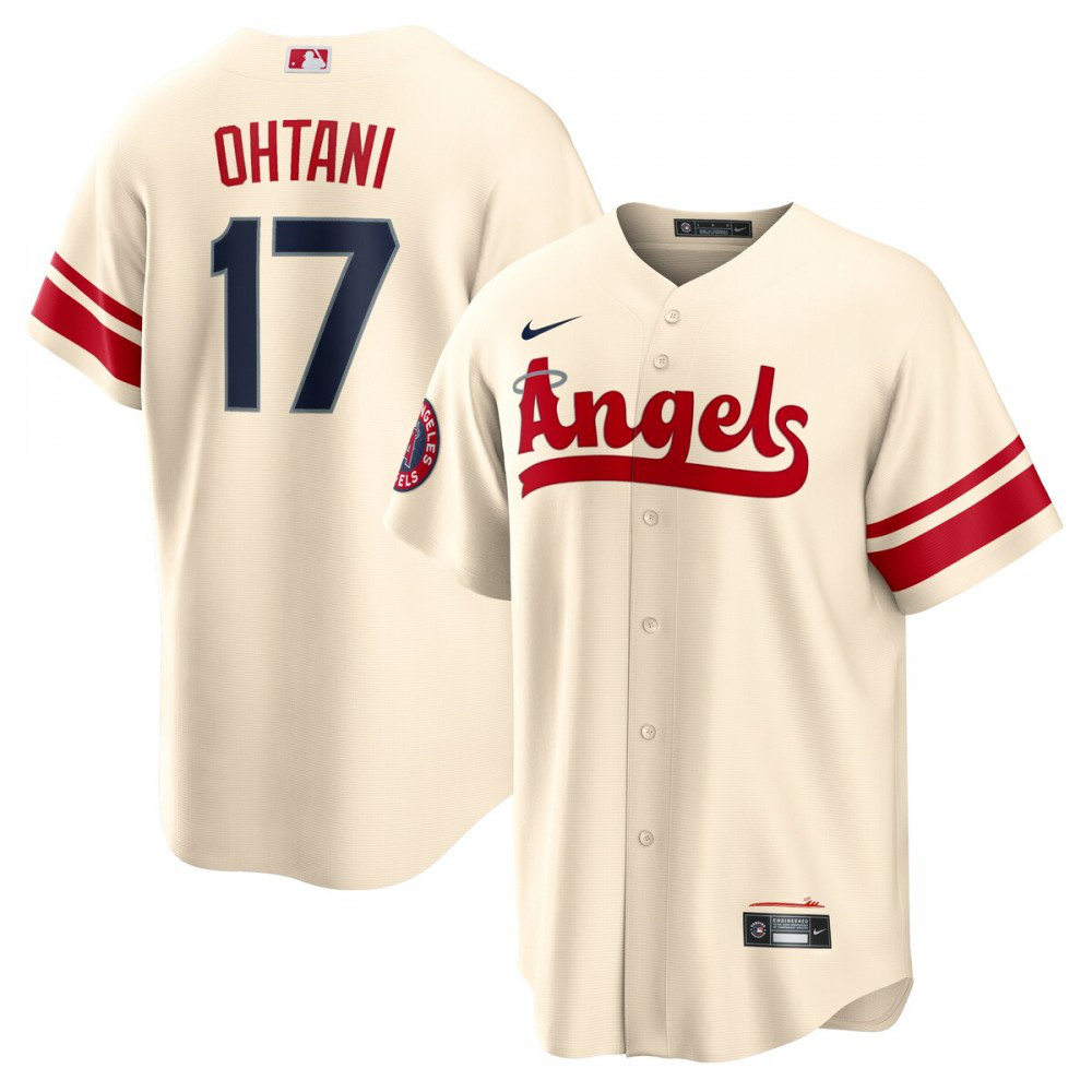 Men's Los Angeles Angels 2022 Cream City Player Jersey