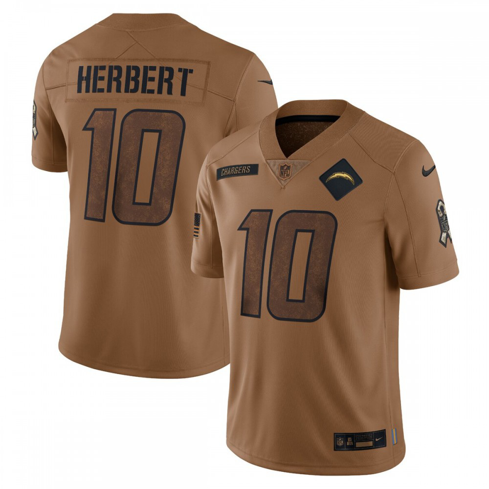 Women's Los Angeles Chargers 2023 Brown Salute Limited Jersey