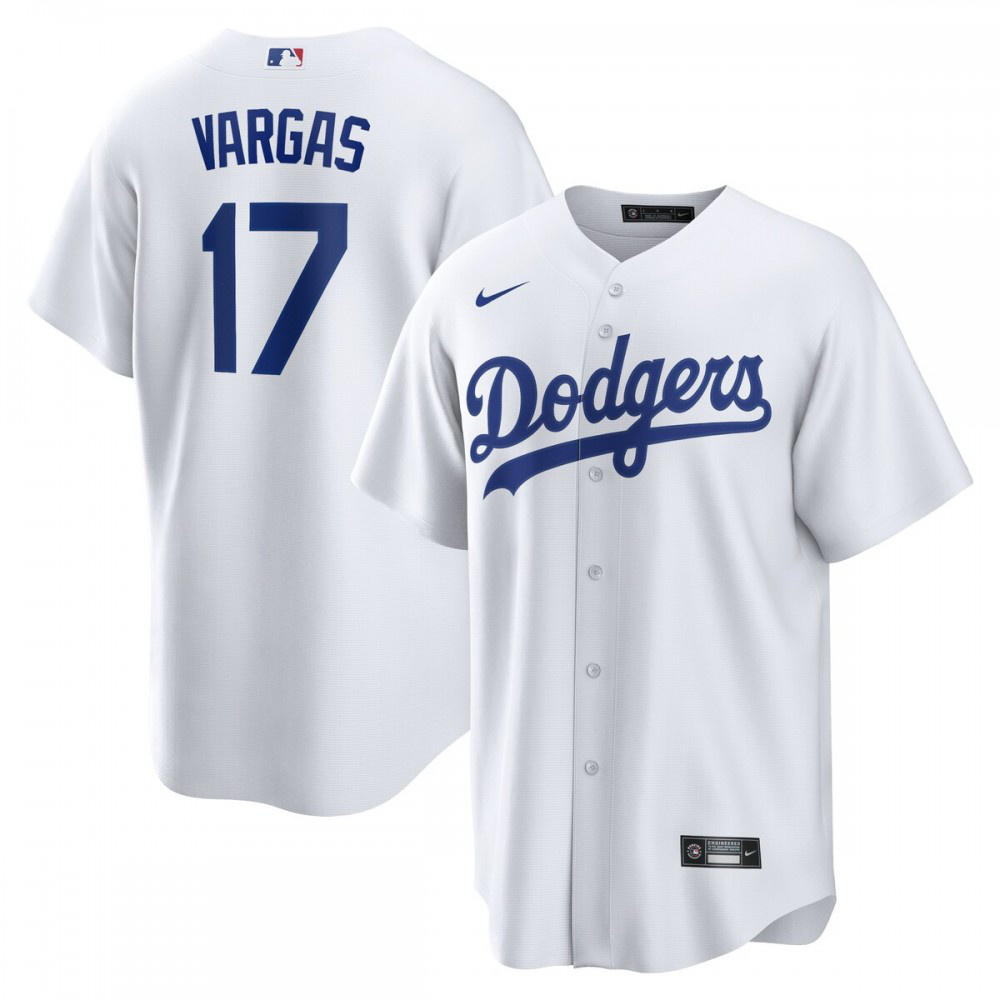 Kids' Los Angeles Dodgers White Player Jersey