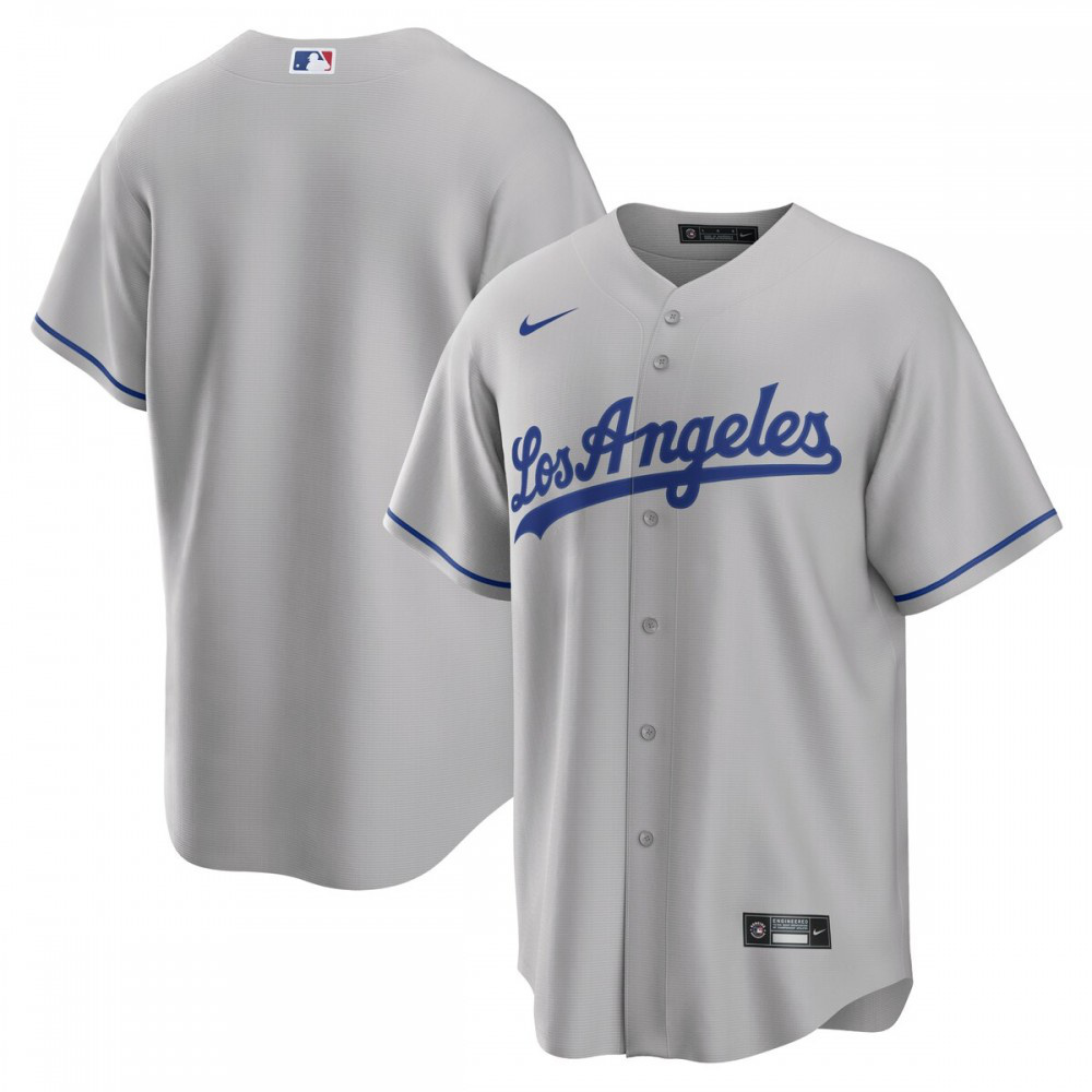 Women's Los Angeles Dodgers Gray Replica Jersey