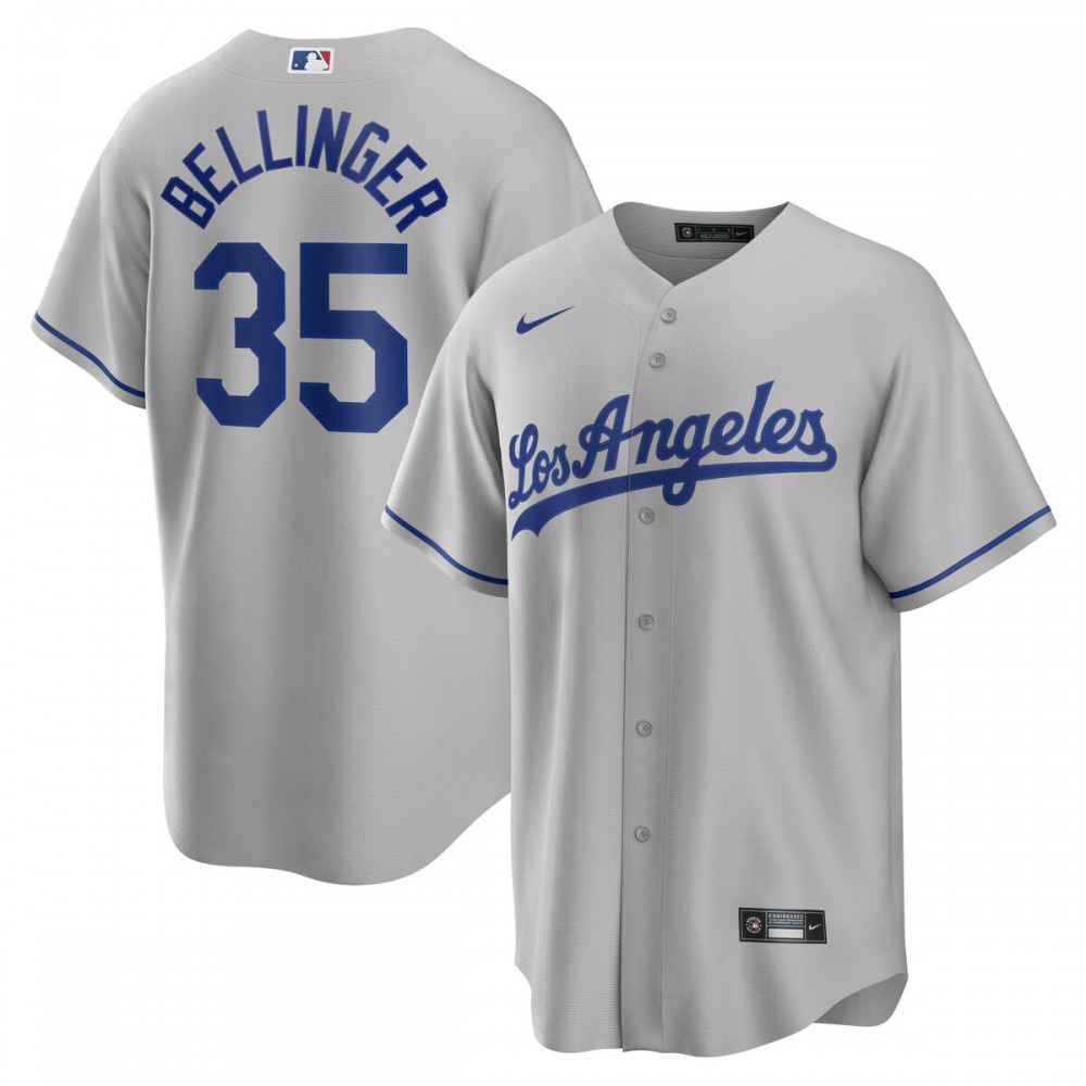 Women's Los Angeles Dodgers Gray Player Jersey