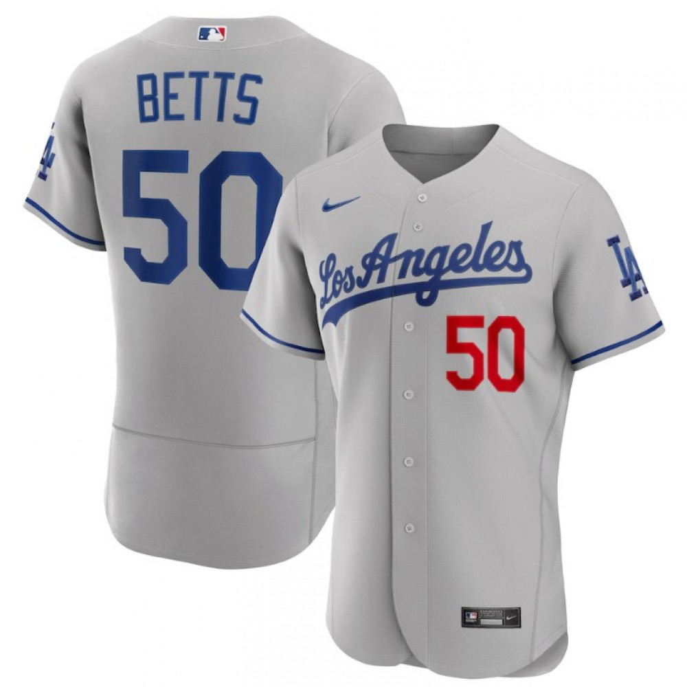 Men's Los Angeles Dodgers 2020 Gray Player Jersey