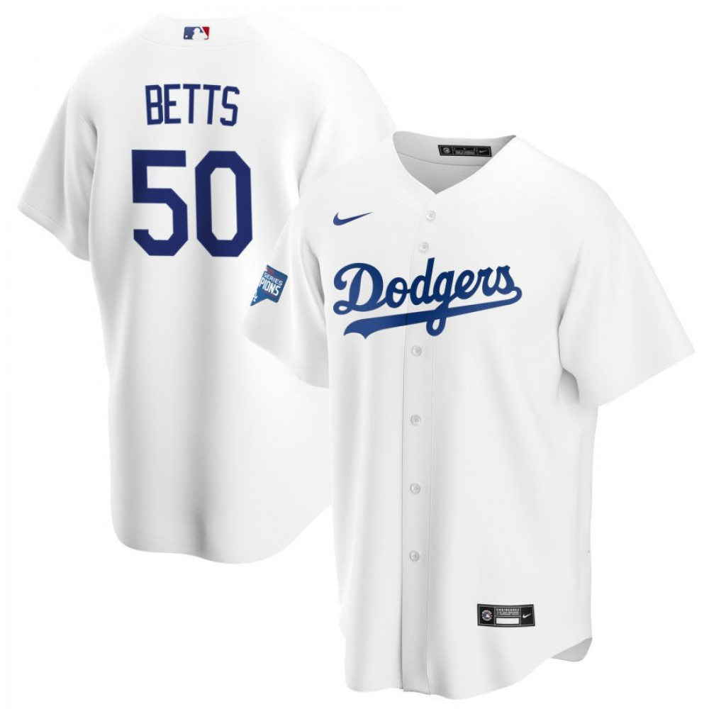 Women's Los Angeles Dodgers 2020 White Home Jersey