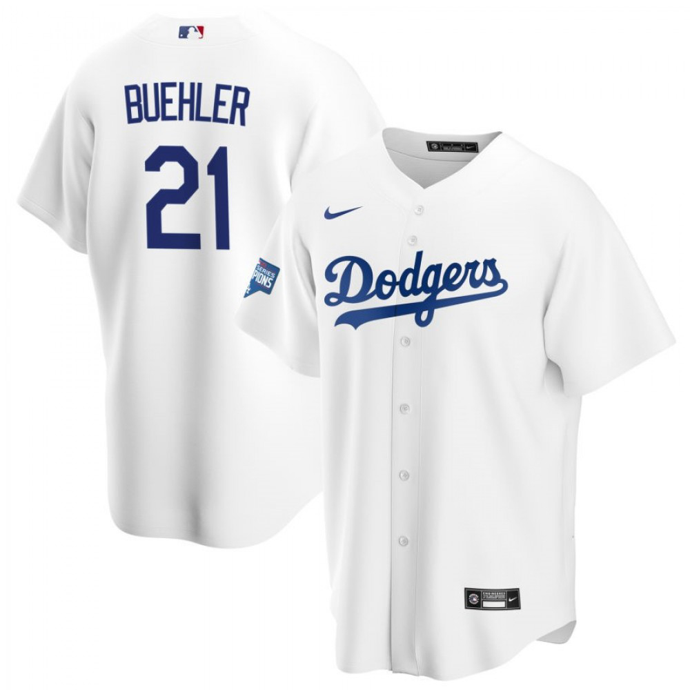 Kids' Los Angeles Dodgers 2020 White Home Jersey