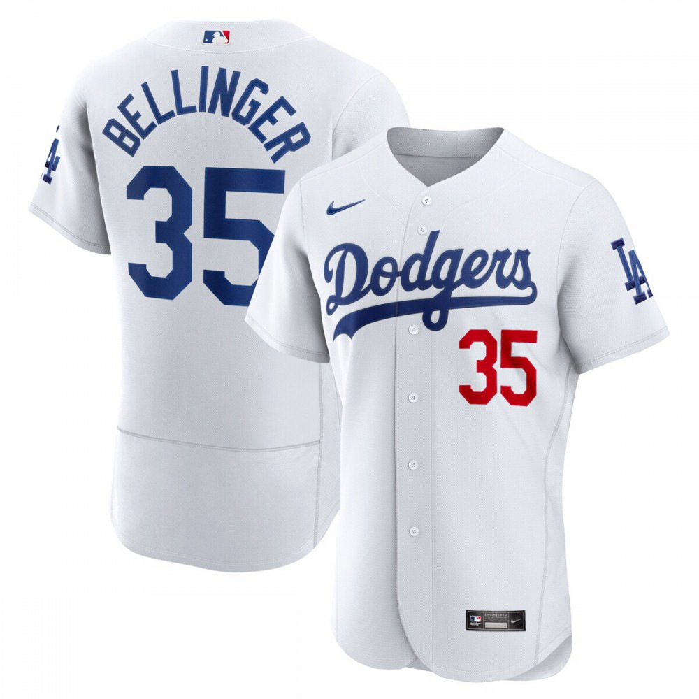 Men's Los Angeles Dodgers White Player Jersey