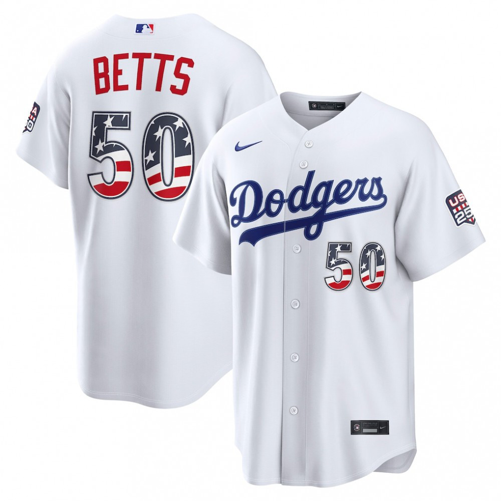 Kids' Los Angeles Dodgers White Home Jersey