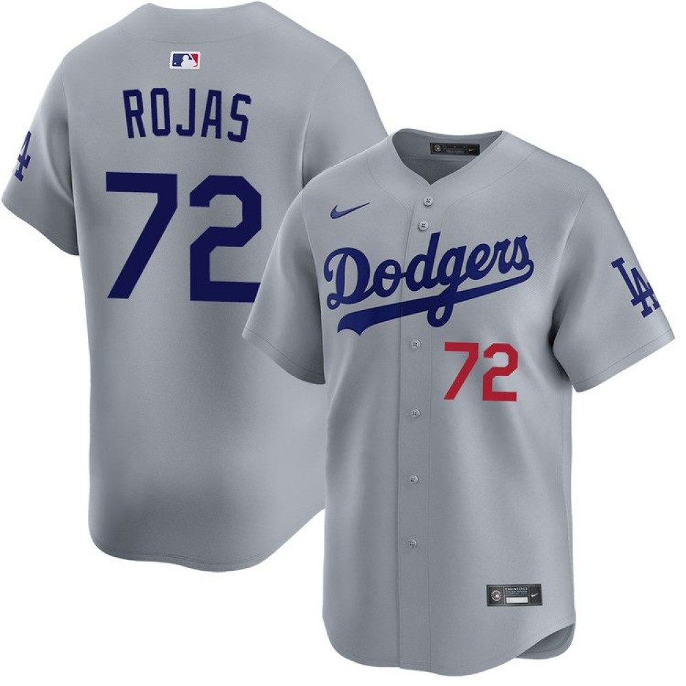Kids' Los Angeles Dodgers Gray Limited Jersey