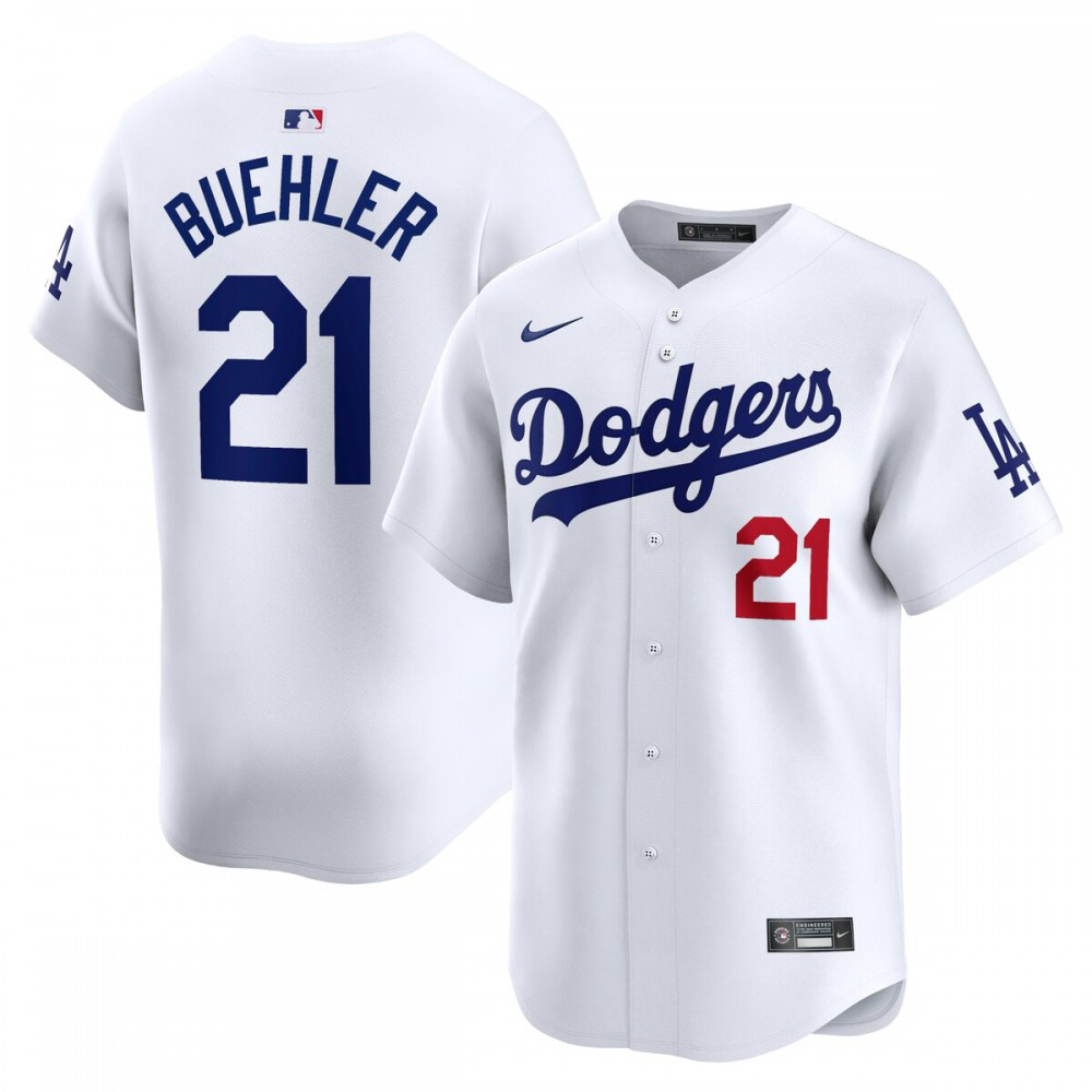 Men's Los Angeles Dodgers White Limited Jersey