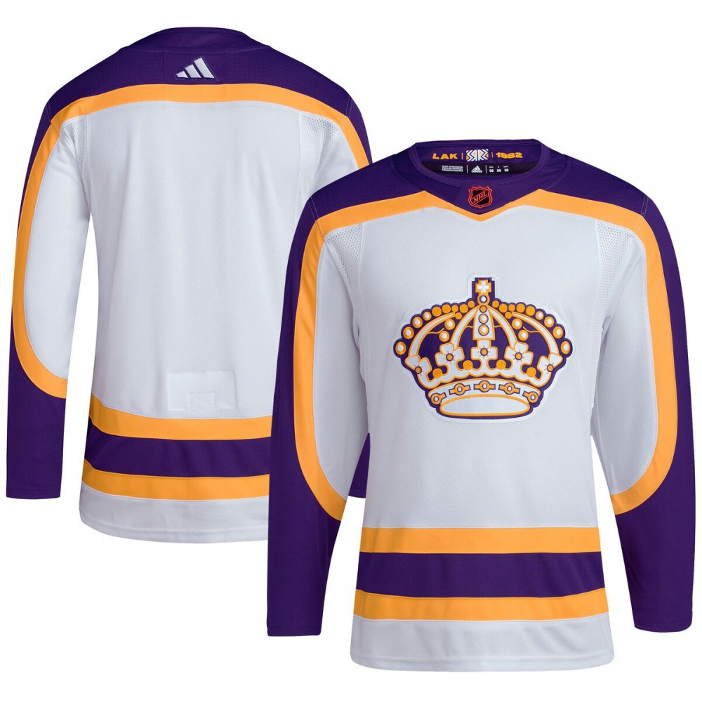 Men's Los Angeles Kings White Retro Jersey