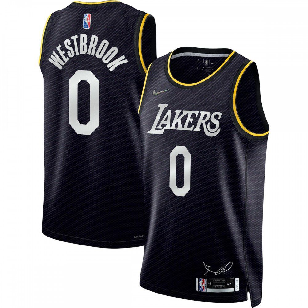 Kids' Los Angeles Lakers 2022 Black Select Swingman Jersey