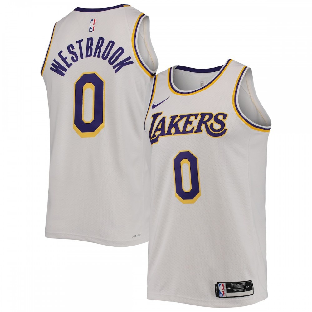 Men's Los Angeles Lakers 2021/22 White Swingman Jersey