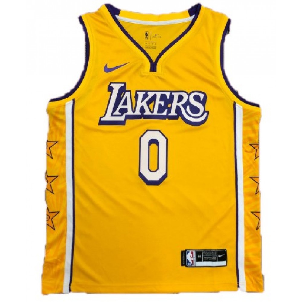Kids' Los Angeles Lakers Yellow City Swingman Jersey