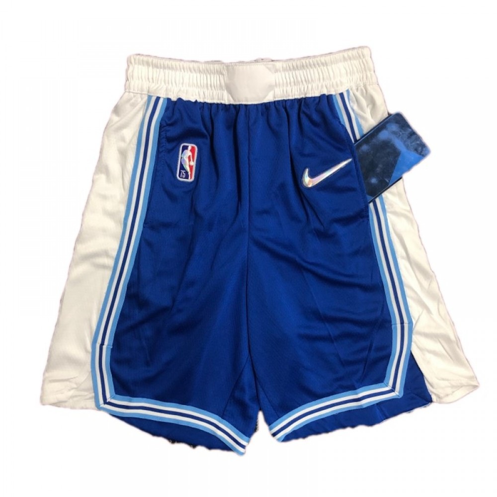 Men's Los Angeles Lakers 2021/22 Blue Classic Swingman Shorts