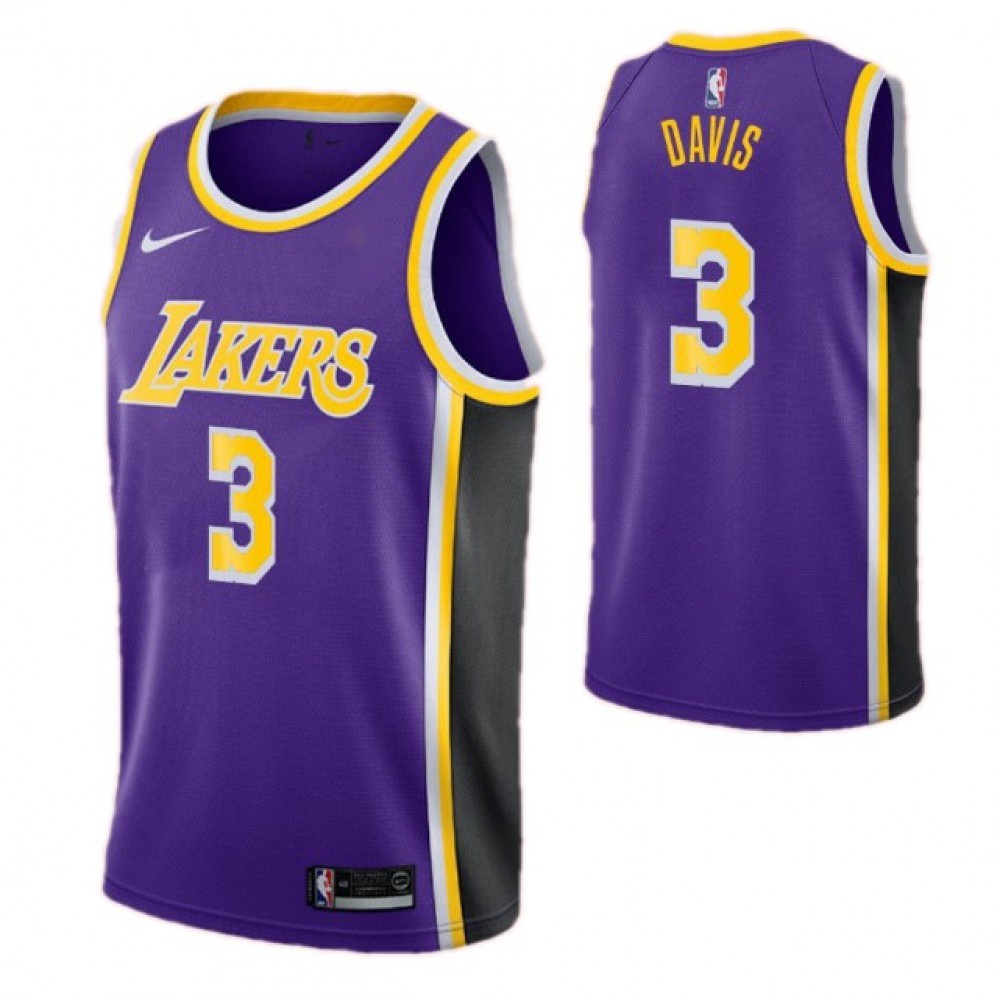 Kids' Los Angeles Lakers Purple Statement Swingman Jersey