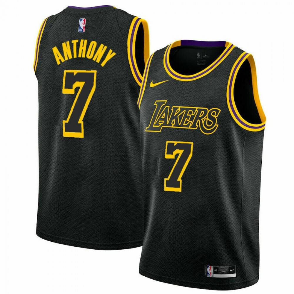 Kids' Los Angeles Lakers Black City Swingman Jersey