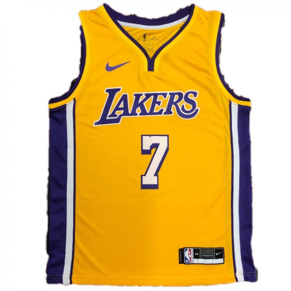 Kids' Los Angeles Lakers Yellow Icon Swingman Jersey