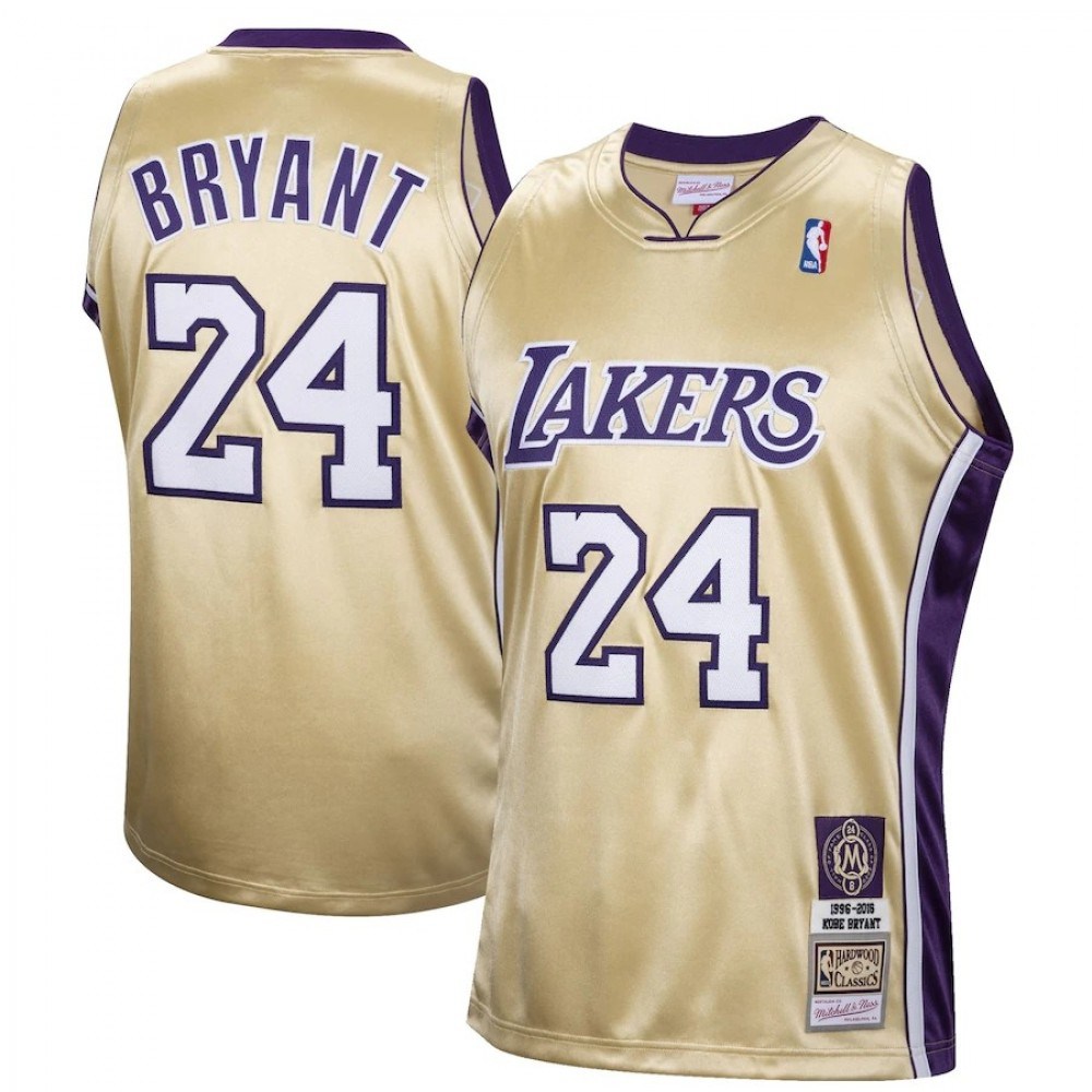 Kids' Los Angeles Lakers 2020 Gold Throwback Jersey