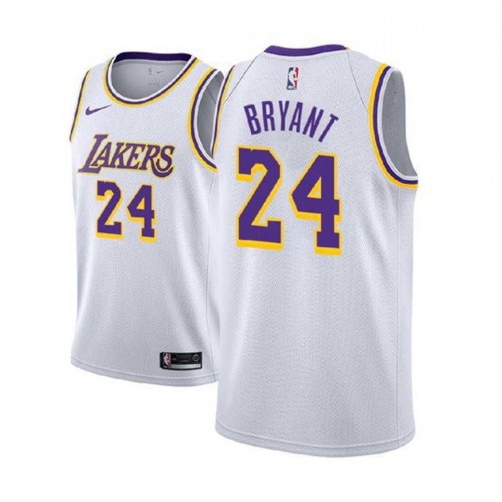 Men's Los Angeles Lakers White Swingman Jersey