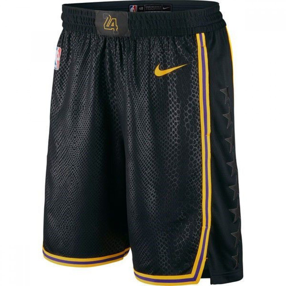 Kids' Los Angeles Lakers Black City Swingman Jersey