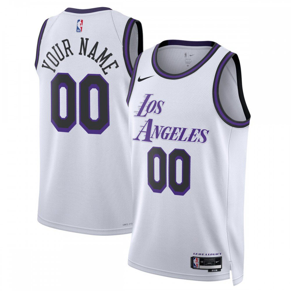 Women's Los Angeles Lakers 2022/23 White City Swingman Jersey