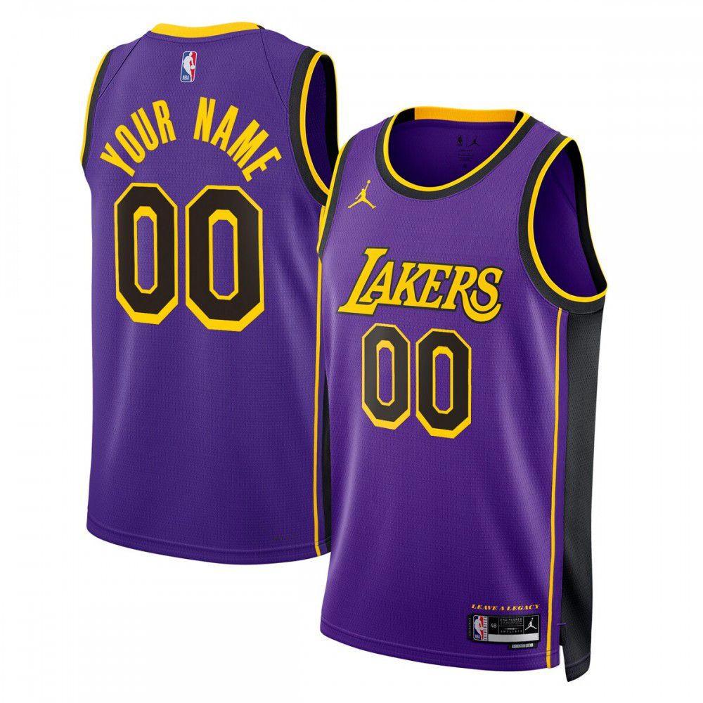 Men's Los Angeles Lakers 2022/23 Purple Statement Swingman Jersey