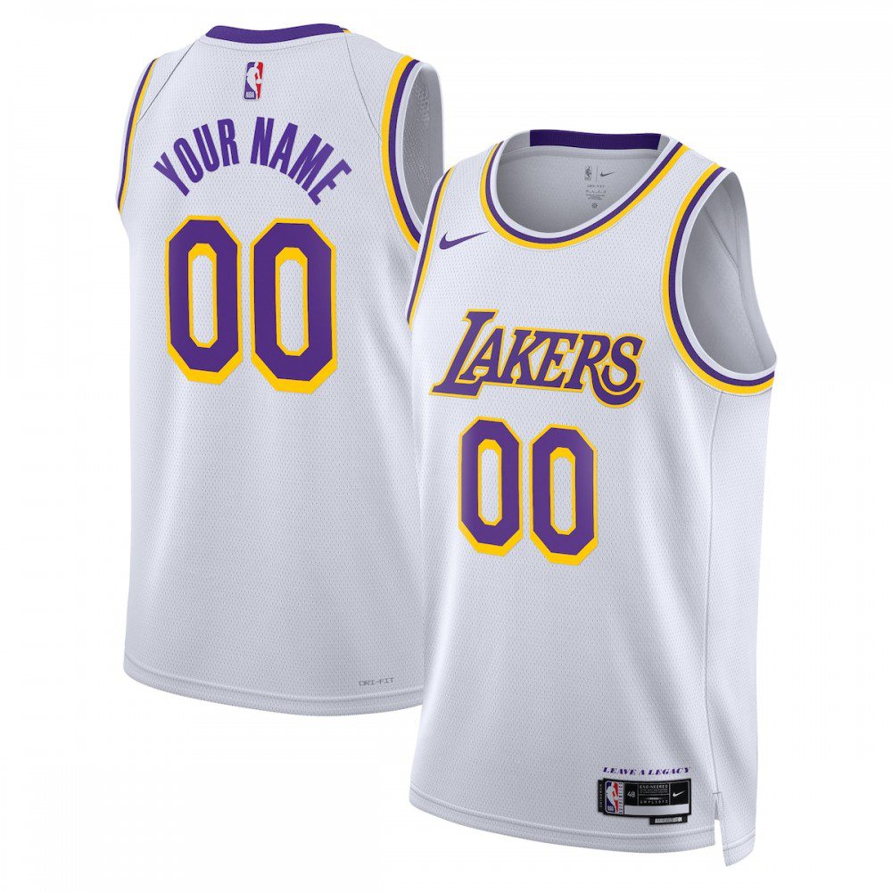 Men's Los Angeles Lakers 2022/23 White Swingman Jersey