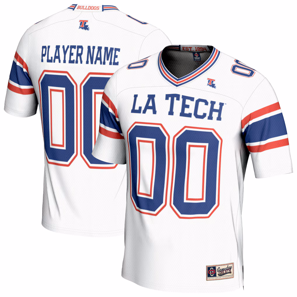 Men's Louisiana Tech Bulldogs White Fashion Jersey