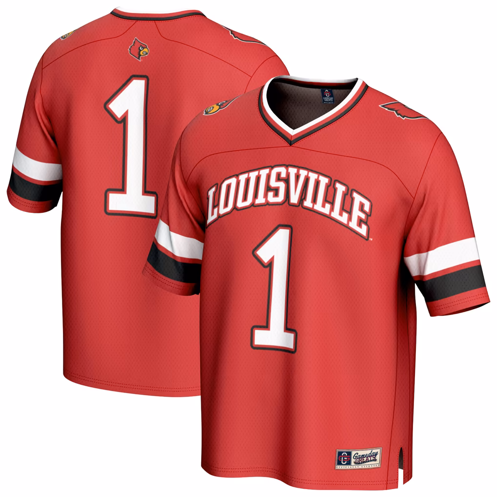 Women's Louisville Cardinals Red Fashion Jersey