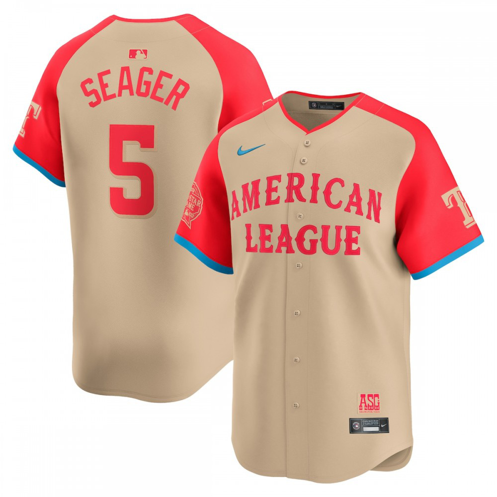 Men's Corey Seager American 2024 Cream Limited Jersey