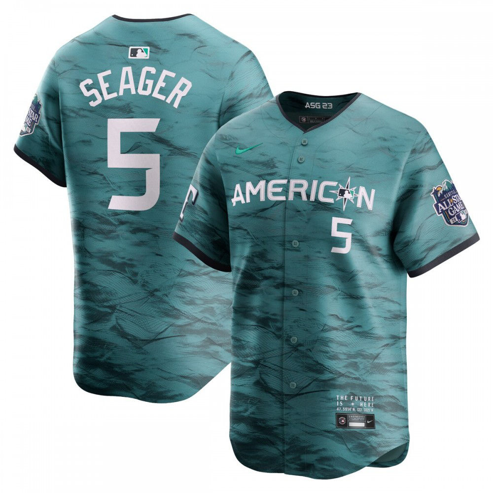 Women's Corey Seager American 2023 Teal Limited Jersey