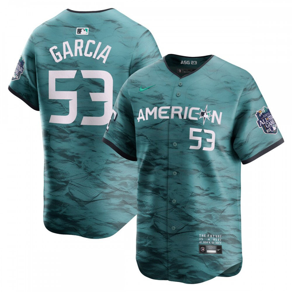 Men's Adolis Garcia American 2023 Teal Limited Jersey